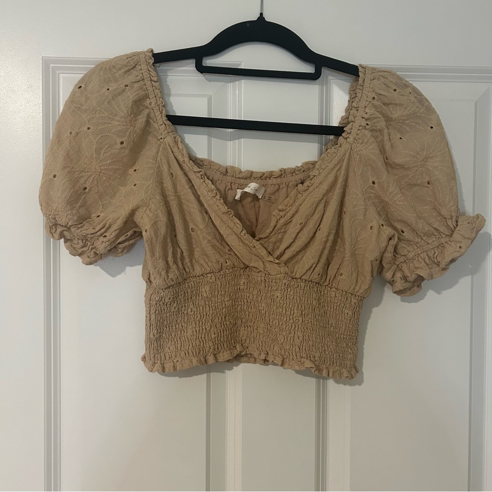 Mustard seed lime lush crop top